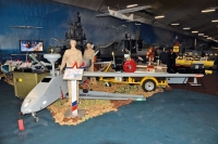 БЛА &laquo;Форпост&raquo; и &laquo;Орлан-10&raquo; (под потолком) в экспозиции &laquo;сирийского&raquo; павильона на Международном военно-техническом форуме &laquo;Армия-2017&raquo; Фото: Владимир Замятин