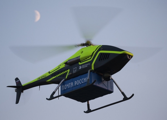 БАС-200 в демонстрационном полете на авиасалоне МАКС-2021 в июле 2021 года. Фото: &laquo;Вертолеты России&raquo;