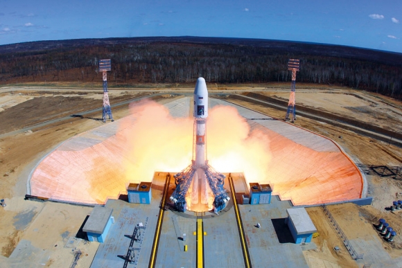 Важнейшая задача ФКП-2025 &ndash; завершение строительства и начало активной эксплуатации нового российского космодрома Восточный. На снимке &ndash; первый запуск  ракеты &laquo;Союз-2.1а&raquo; с Восточного, 28 апреля 2016 г. Фото: Марина Лысцева