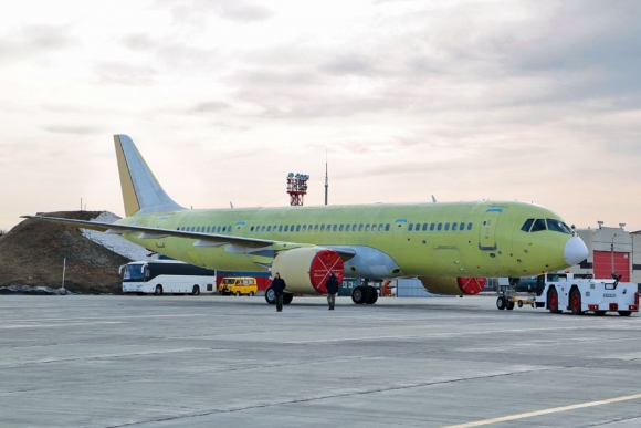 Выкатка второго летного образца МС-21-300 из сборочного цеха Иркутского авиационного завода на летно-испытательную станцию состоялась 25 марта 2018 г. Фото: Корпорация &laquo;Иркут&raquo;